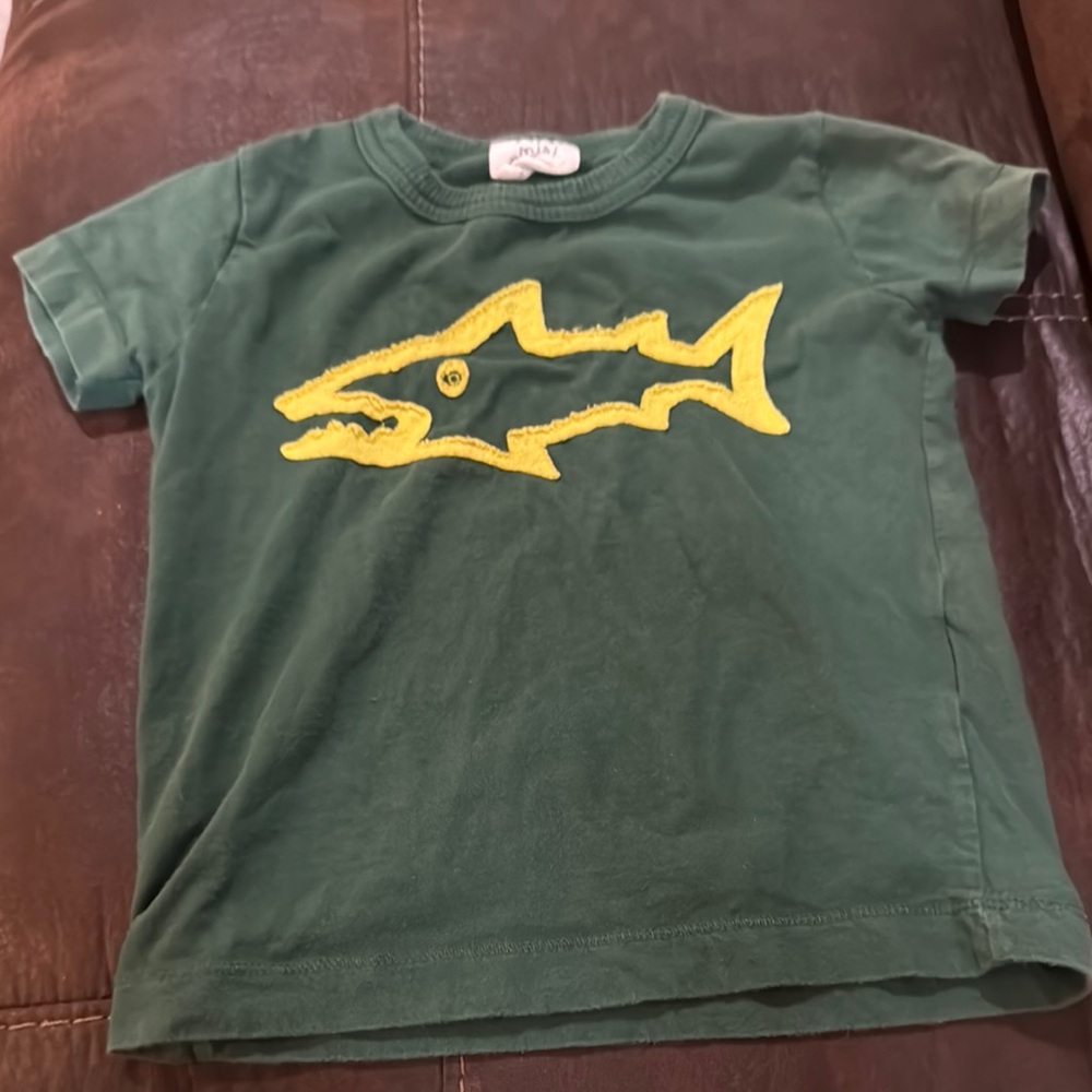 Baby Boden Green Shark T-Shirt